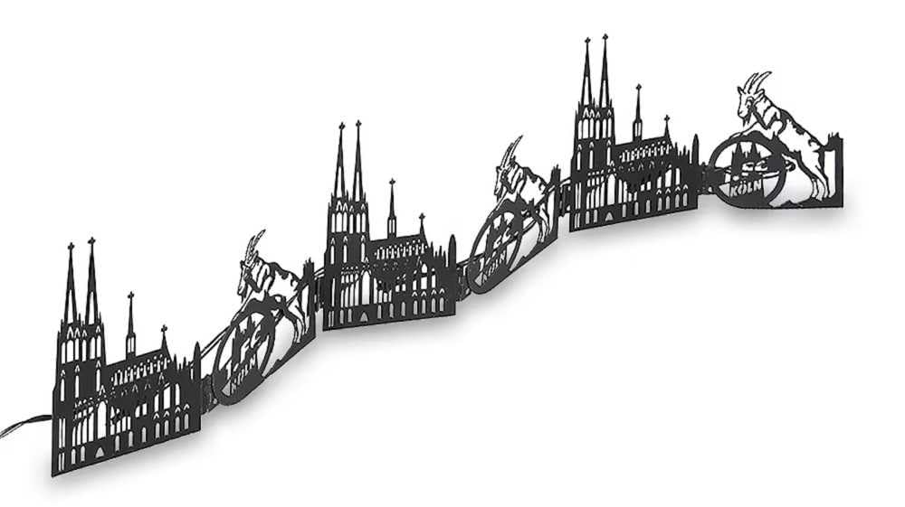1. FC Köln Bildleiste mit LEDs