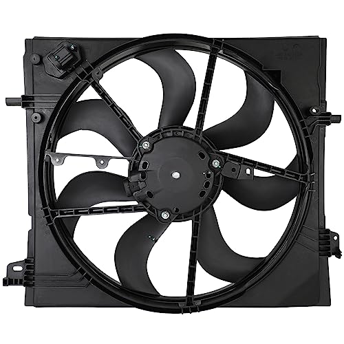 214816MA0A Radiator Condenser Fan Assembly ANPART Fit For 2017-2019 For Nissan Rogue Sport 2.0L