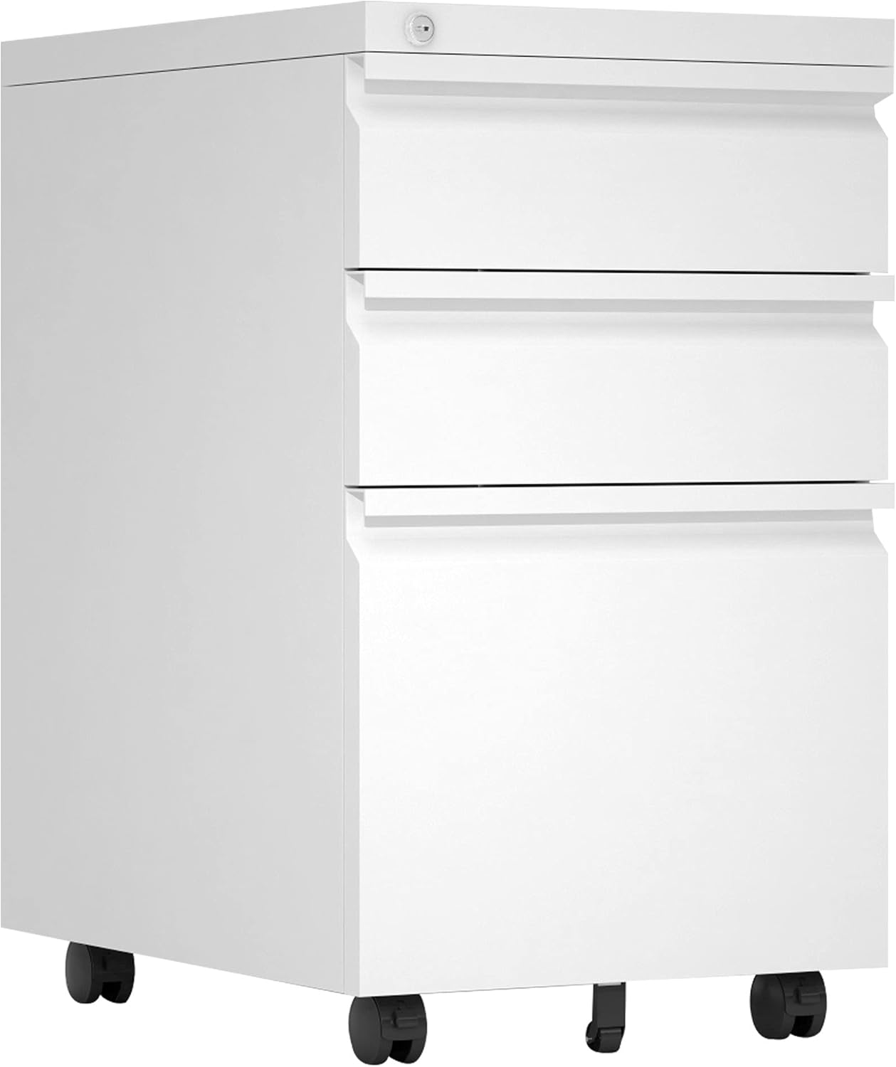 ZNLLS Locking File 3 Drawer Vertical Mobile File