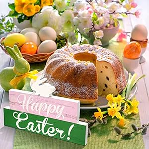 Marsui 4 Pcs Spring and Easter Decorations Reversible Spring Wooden Signs Double Sided Rustic Welcome Spring Table Centerpieces Easter Tiered Tray Decor Bunny Wood Block for Home Tabletop Shelf Decor Marsui 4 Pcs Spring and Easter Decorations Reversible Spring Wooden Signs Double Sided Rustic Welcome Spring Table Centerpieces Easter Tiered Tray Decor Bunny Wood Block for Home Tabletop Shelf Decor