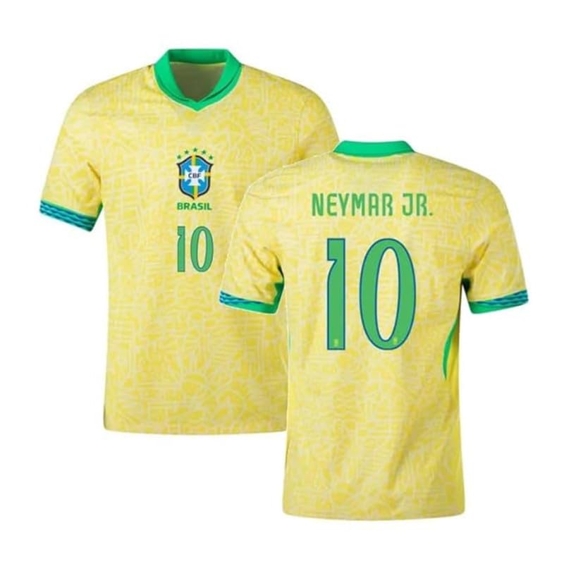 RJM Neymar 10 Jersey Football Home Blue Tshirt 2024-25 (Kids,Boys,Men)-image-0