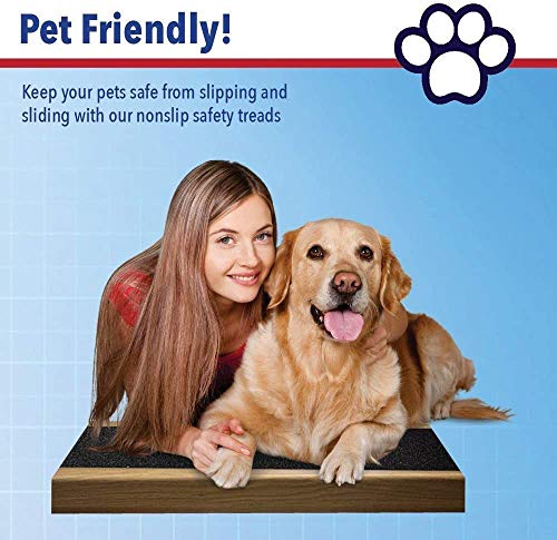 Non-Slip Stair Treads (5 Pack) For Indoor & Outdoor Steps – Anti-Slip Pre-Cut Adhesive Grip Tape To Increase Slip Resistance On Stair Nosing & Edges #TOP5