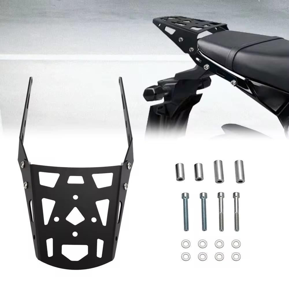 Soporte del baúl la Moto para Grom 125 para MSX125 2022-2024 para MSX 125 Soporte de portaequipaje Trasero de Acero Soporte de Soporte de Equipaje de Asiento Trasero Estante.