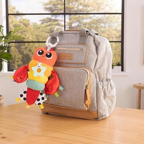 Lamaze Liam Le Homard Clip & Go, Jouet Clip-on Sensoriel, Homard Texturé Produisant Sons et Carillon, Etoile De Mer à Mâcher, Idéal pour Poussette, Développement Tactile Bébé – vue 2