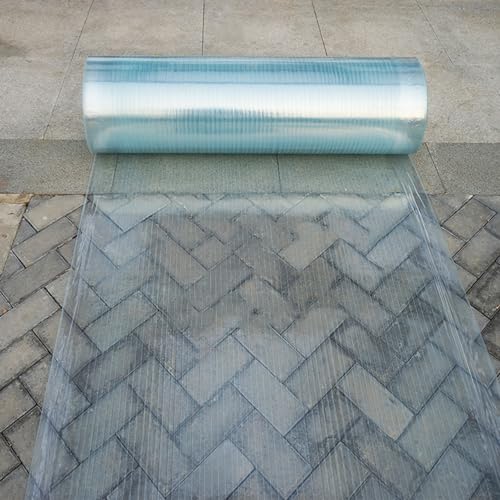 Paneles de techo de policarbonato resistentes a la lluvia para uso en exteriores, cobertizo, cubierta de invernadero, tamaño personalizable (50 cm x 6 m), fácil de cortar