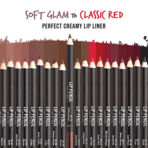 Image of Kiss New York Professional Slim Long-Wear Lip Liner Pencil, Matte Finish