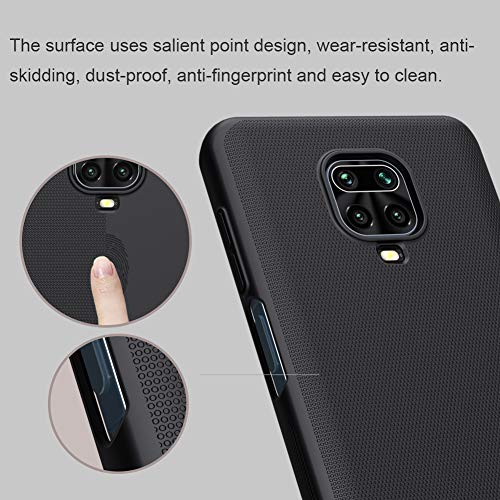 Image of for Xiaomi Redmi Note 9S / Redmi Note 9 pro Case,Nillkin [with Kickstand] Frosted Shield Anti Fingerprints Hard PC Case Back Cover for Xiaomi Redmi Note 9S / Redmi Note 9 Pro / Note 9 Pro Max (Blue)