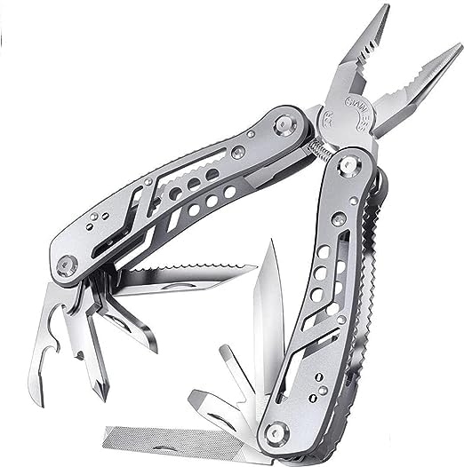 See full amazon price history chart for ATHARV ENTERPRISE SELF DEFENCE WEAPONS 24 in 1 Multi-function Plier Tools Made of StainlessSteel with 11 Screwdriver bits Safety Hook,Bottle Opener,Multifunction Pliers ATHARV ENTERPRISE SELF DEFENCE WEAPONS 24 in 1 Multi-function Plier Tools Made of StainlessSteel with 11 Screwdriver bits Safety Hook,Bottle Opener,Multifunction Pliers (B0DCSHZ4XT) Amazon Price History, Amazon Price Tracker