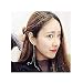 A&C Fashion Korean Version Chic Bead Shaped Ear Line for Women. Unique Handmade Earrings Jewelry for Girl. (Silver Color)