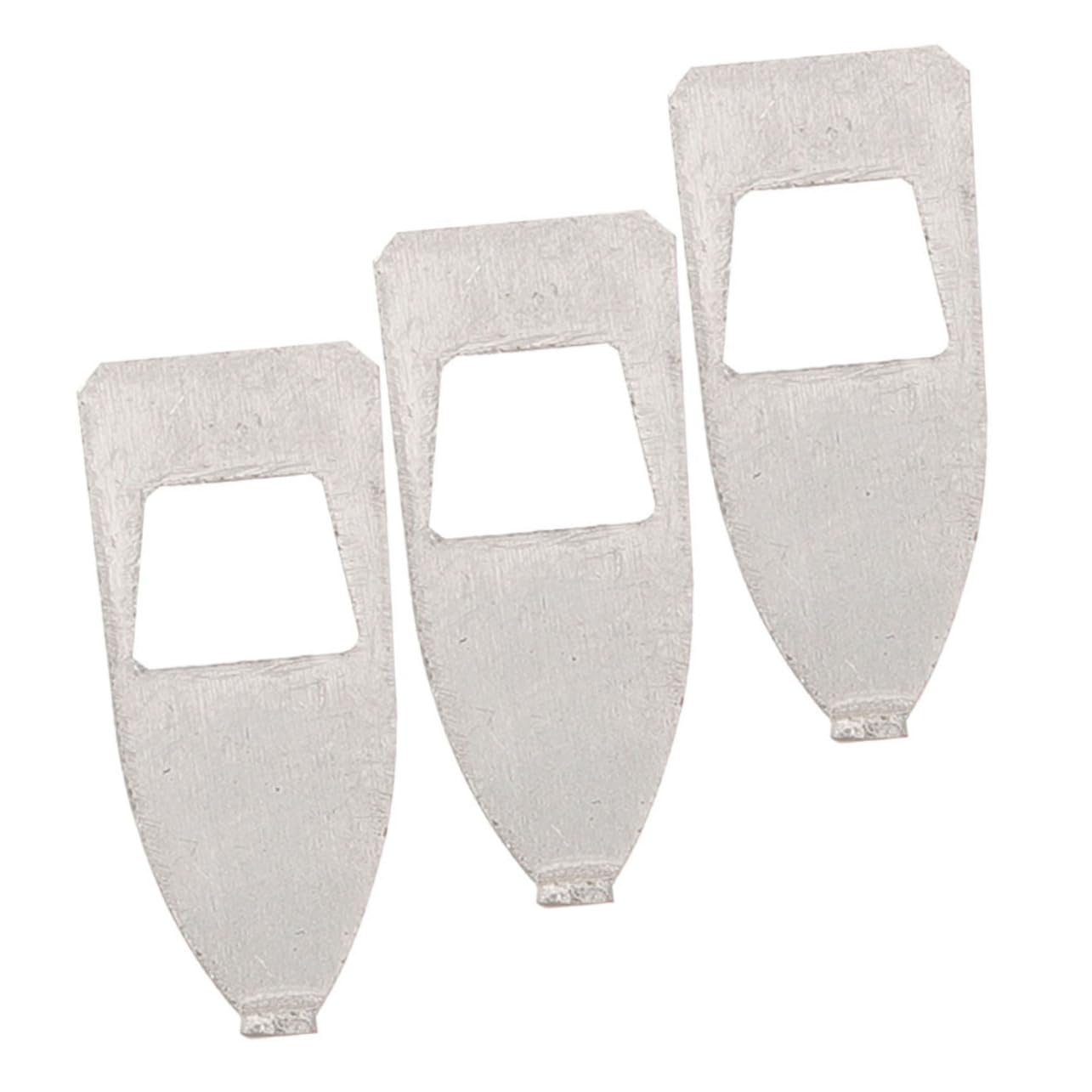 GOOHOCHY 3pcs Cello Bow Tips Metal Bow Tips Cello Bow Repair Parts Cello Accessories Cello Column Bows for Musical Instruments