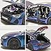 ERBADIHAGO Toy Cars Compatible for RS7 1/32 Metal Model Car Pull Back Car Toys with Light and Sound Toys Car Collectible Model for Children Age 3 + Year Old (Gradient Purple)