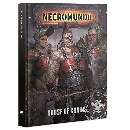 Necromunda House of Chains livre de règles en anglais pour gang Goliath