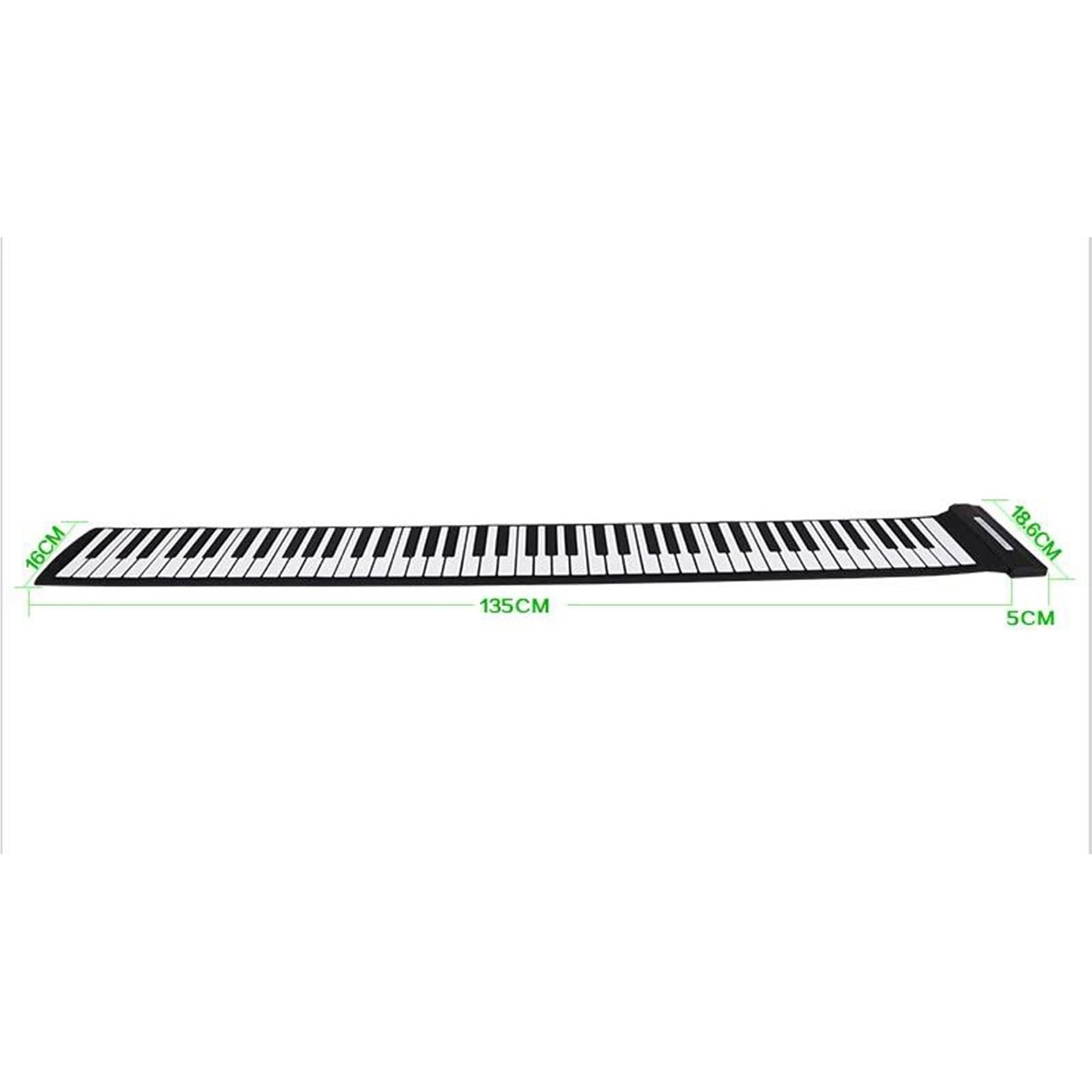 Tastiera Digitale Per Principianti Tastiera Elettronica Per Pianoforte Digitale MIDI Roll Up 88 Tasti Pianoforte Portatile