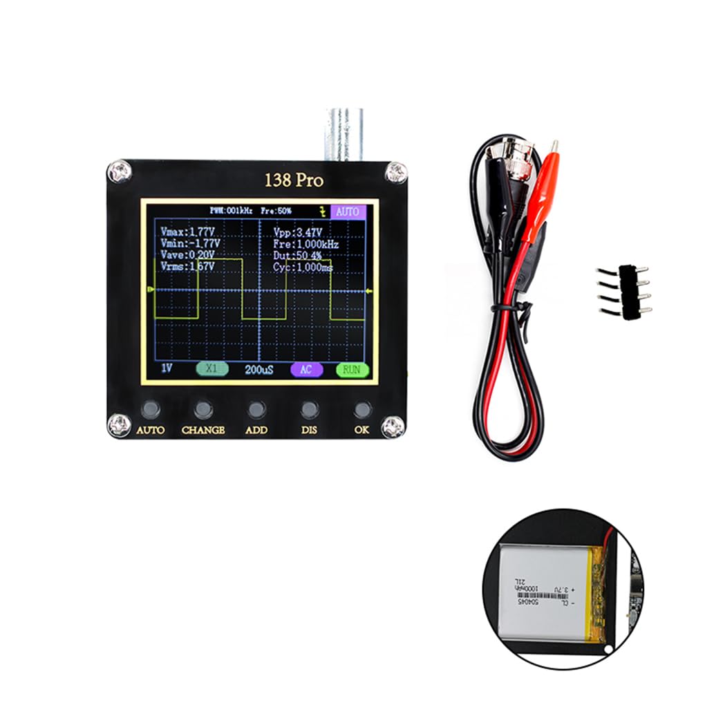 Osciloscopio de pantalla Digital portátil para reparación de