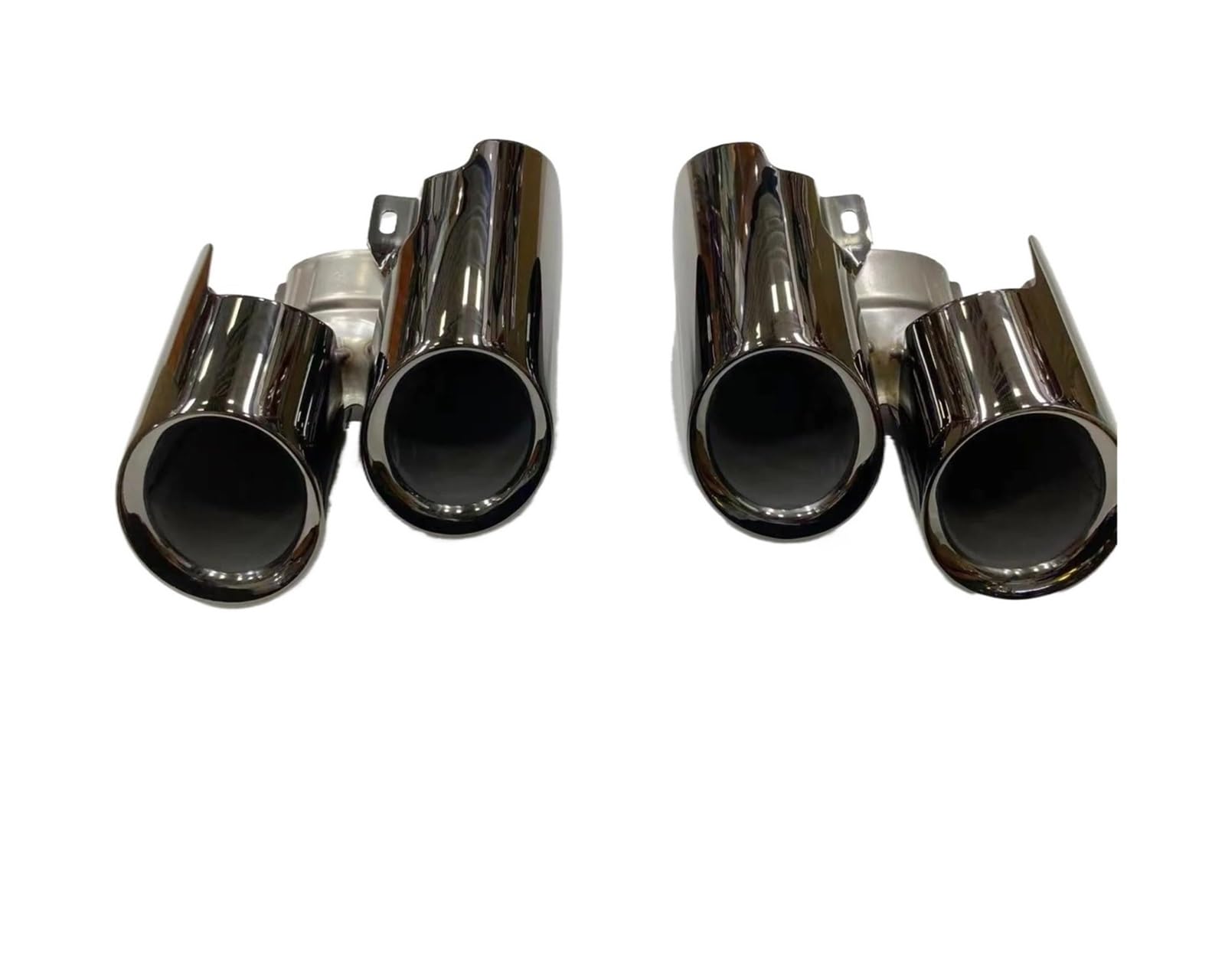 Tuyaux D'échappement Pour Panamera 2014 2015 2016 Accessoires De Voiture Tuyau D'échappement Embouts De Silencieux Système D'échappement Noir Embout Échappement