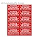62 Pack Premium Solar PV System Labels - UV Resistant, Safety Warning Photovoltaic System Labels with Rapid Shutdown - ANSI/ISO Approved