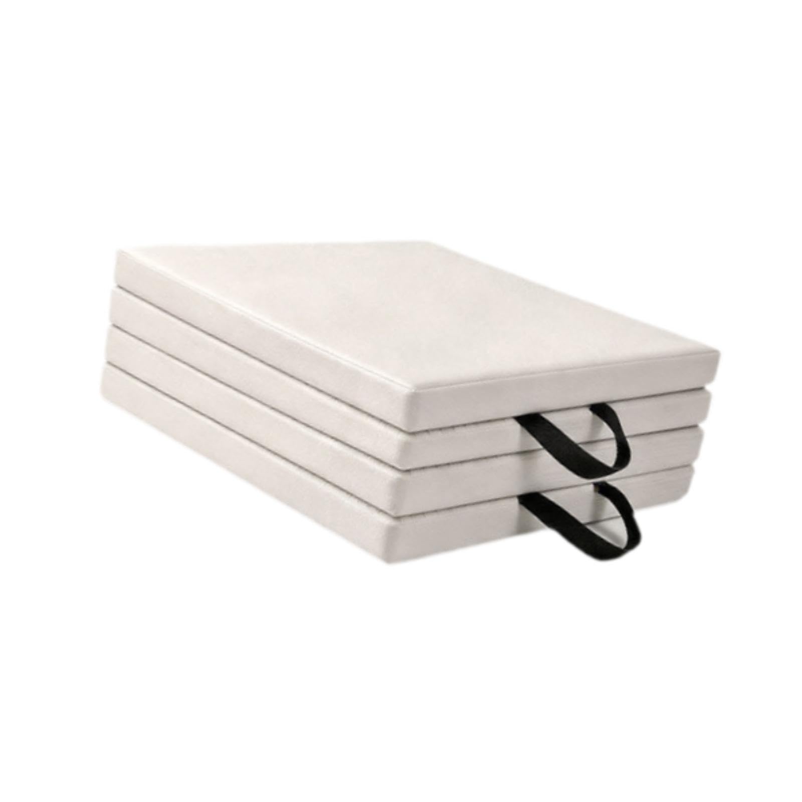 Tappetino Portatile Pieghevole per Esercizi Palestra Casa Superficie Antiscivolo Cuscino Multifunzionale in Pelle PU EPE Comfort Imbottito