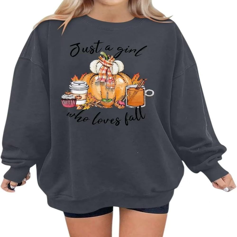 ZBDP Damska bluza plus size Halloween z okrągłym dekoltem