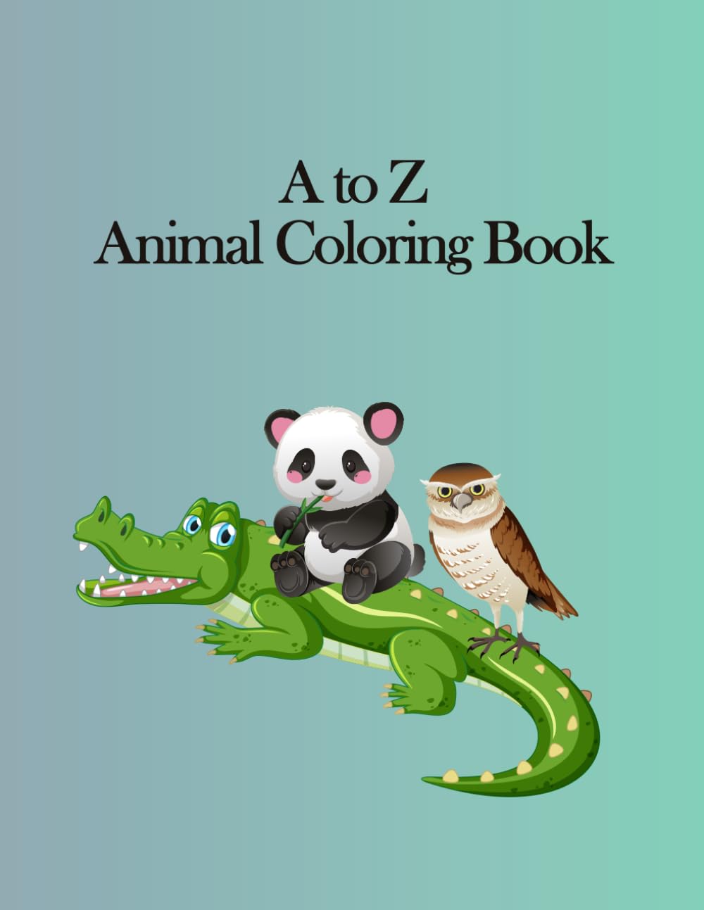 A-Z animal coloring book