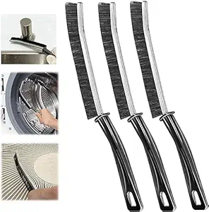 FIGMENT Gap Cleaning Brush, Bathroom Gap Cleaning Brush, Clean The Dead Corners of Bathroom Kitchen Tiles, Window Slots, Multi-Purpose Door for Homemade Baby Food Car Wash Brush Car Dusting Tool (2)