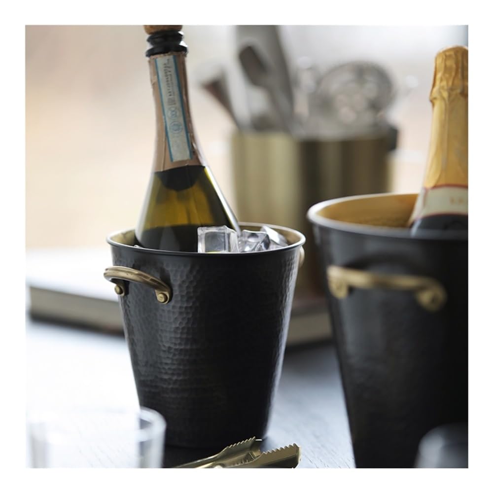 Secchiello per Il Ghiaccio Fusti di Rame for Vino e Birra, fusti di Ghiaccio Commerciali for Uso Domestico Secchielli per Il Ghiaccio per Feste(L)