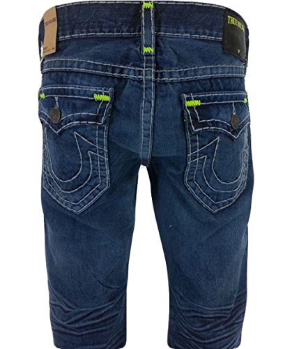 True Religion Men's Ricky Relaxed Fit Straight Leg Jean in Day Shadows4