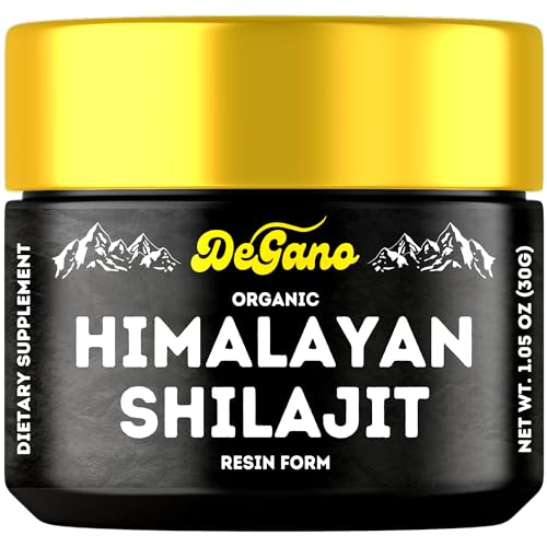 Shilajit Pure Himalayan Organic Shilajit Resin - 100% Pure Shilajit with Maximum Potency Fulvic Acid & 85+ Trace Minerals for Energy & Immune Support, Shilajit for Men, 30 Grams (2 Months Supply)