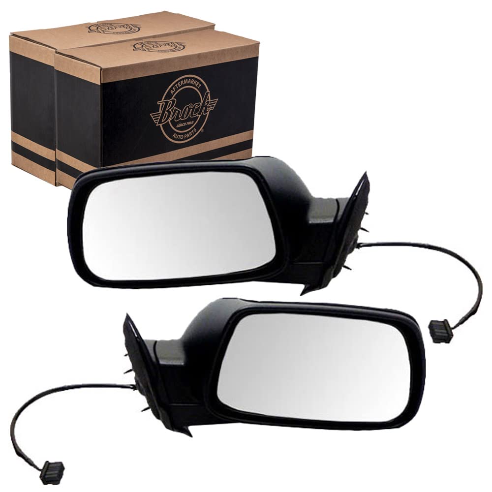 Amazon.com: Driver and Passenger Power Side View Mirrors Textured 