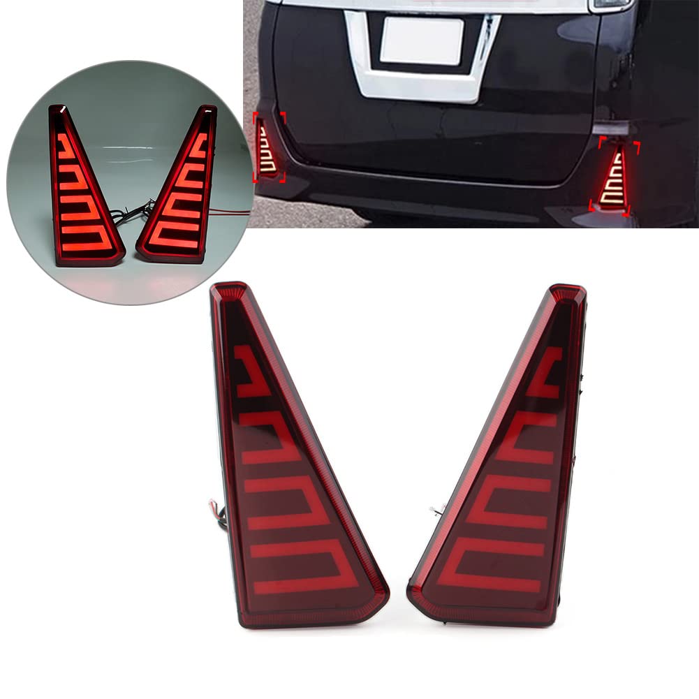 Amazon.com: GZYF Rear Bumper Reflector Light Brake Tail Lamps for