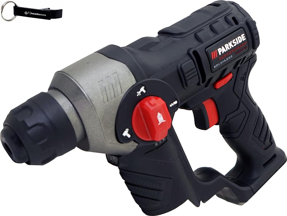 HEADNMORE® Bundle - PARKSIDE PERFORMANCE® 12V Martello elettrico PBHAP 12 (senza batteria) +Portachiavi