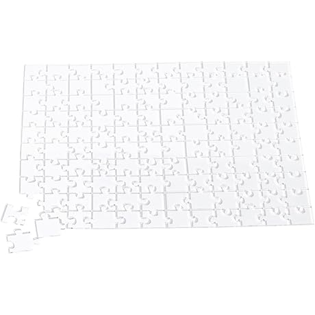 Clear Pure White Impossible Challenge Shaped Jigsaw Puzzle