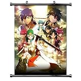 ActRaise 1 X Magi - The Labyrinth of Magic Scans Anime Fabric Wall Scroll Poster (16' X 20') Inches