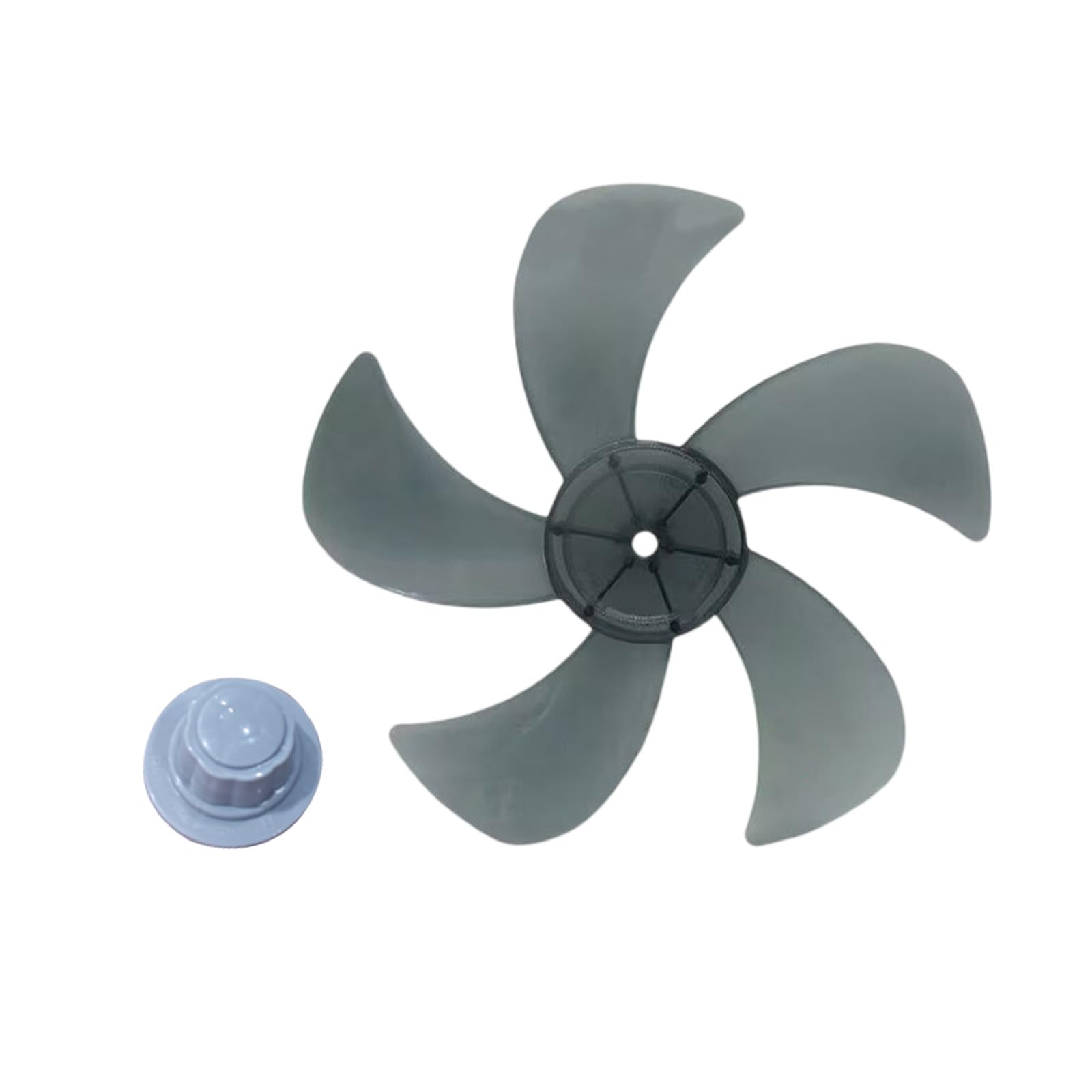 Tkidplw 18Inch 5 Leaves Standing Pedestals Fan Replacement Household Standing Pedestals Fan Easy to Installation with Nut Cover