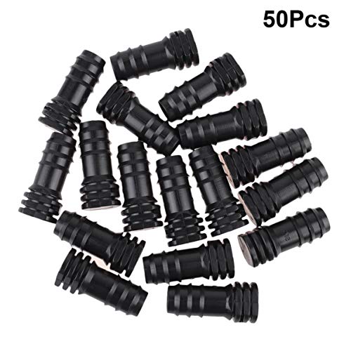 Yardwe 50PCS Plástico Bujão Do Tubo Tubulação Extremidade Do Tubo Tampa Cauda Plug Bloco de Fechamen