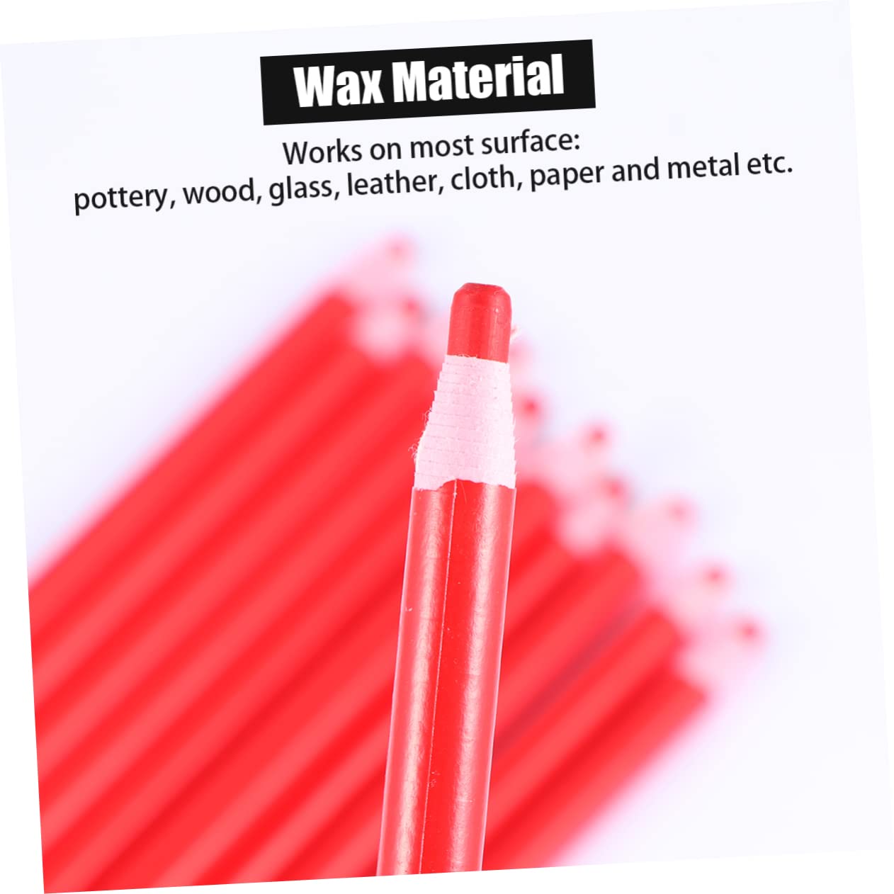 Marcador Desmontable Rojo Para Costura y Manualidades Bolígrafo Multifuncional Para Papel y Superficies Variadas Para Trabajos Artísticos