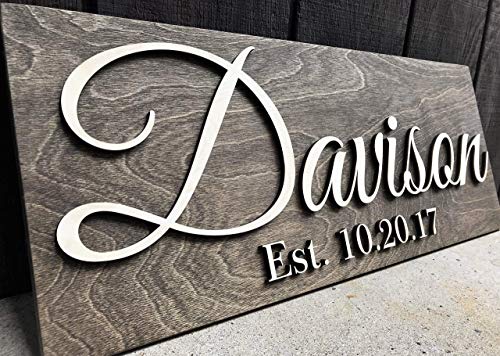 Custom-Wood-Sign-Personalized-Wedding-Gift-Wood-Wall-Art-Personalized-Sign-Last-Name-Sign-Established-Sign-Wooden-Signs-Bridal-Shower-Gift-Anniversary-Gift Custom Wood Sign Personalized Wedding Gift Wood Wall Art Personalized Sign Last Name Sign Established Sign Wooden Signs Bridal Shower Gift Anniversary Gift
