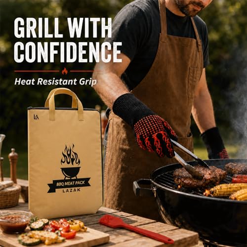 Image of BBQ Blanket for Resting Meat, BBQ Blanket for Juicy& Tender Results, BBQ Gifts for Men,Meat Resting Bag for Perfect Heat Retention, Brisket Blanket for Grilling.
