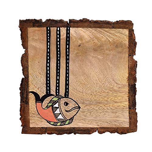 Image of Aakriti Art Creations Hand Painted Square Coaster (Set of 4)