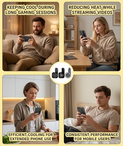 Image of 2-3PCS Cooling Pad, Cooling Pad for Mobile, Mobile Cooler, Phone Cooler for Extended Gaming Sessions, Phone Cooler for Heavy Smartphone Usage (3pcs(Black) B)