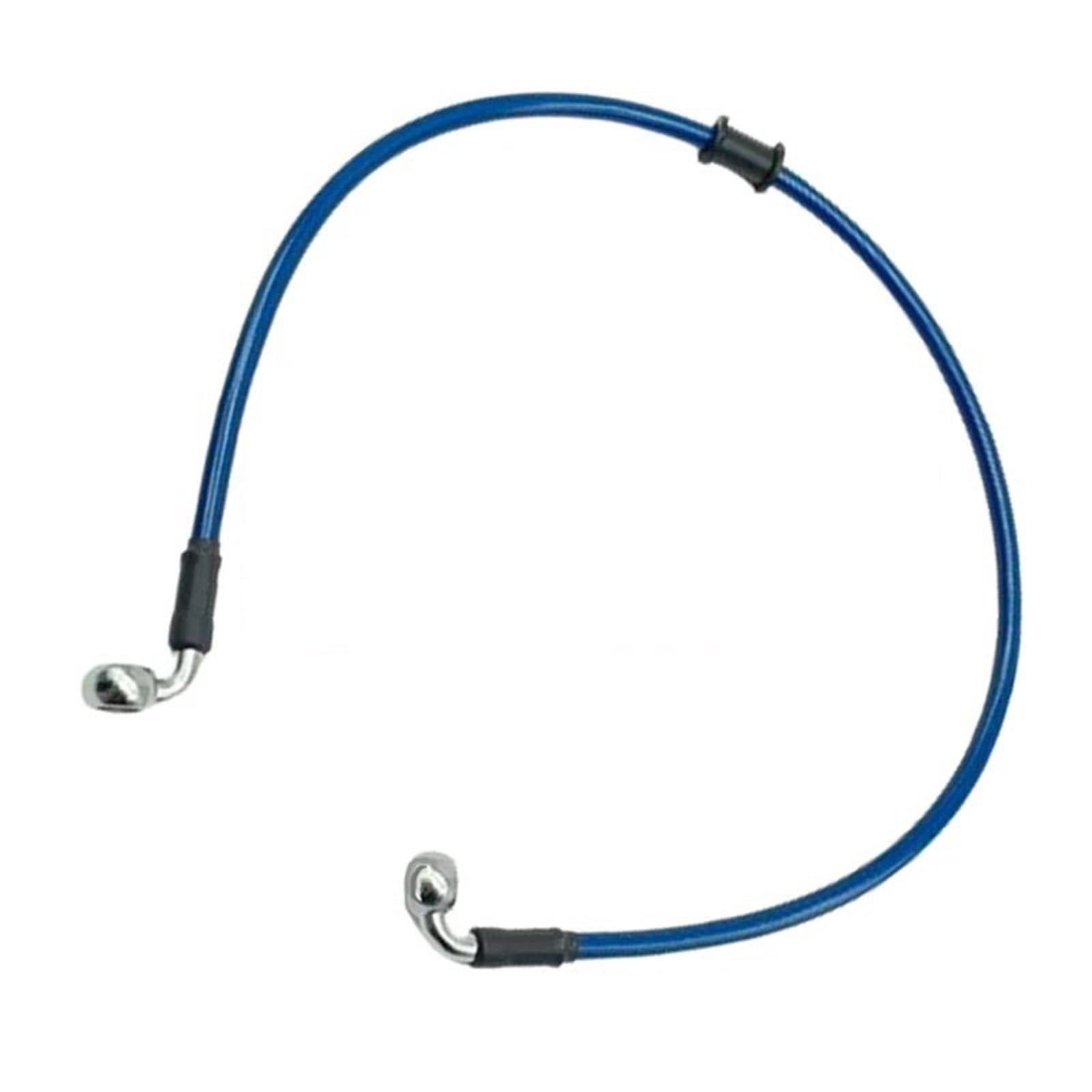 Motorbike Brake Line 30cm-220cm Motorcycle Dirt Bike Stainless Steel Braided Brake Hose Cable Line Hydraulic Oil Pipe 10mm 90Degree Accessories(100cm)