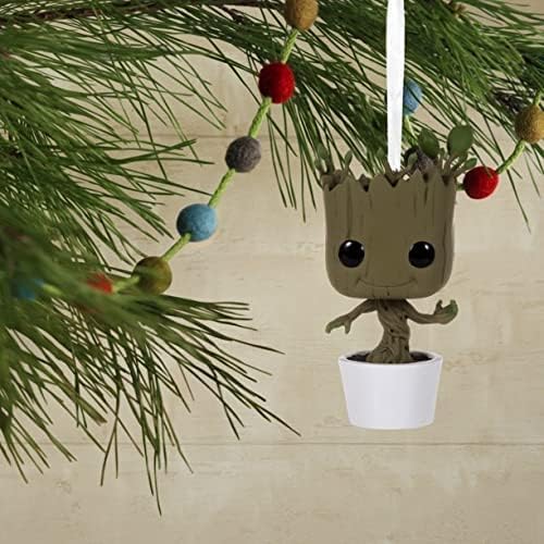 Miniatura 4 de Hallmark Funko Pop! Colección exclusiva de adornos navideños (Guardianes de la Galaxia Groot)