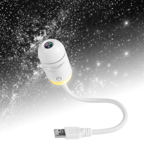 Image of 2-in-1 Galaxy Projector Night Light,USB Star Projector with Adjustable Brightness,Mini LED Wall Projection Lamp,360 Rotation Mini Galaxy Light Projector for Bedroom Ceiling Wall Room Deco