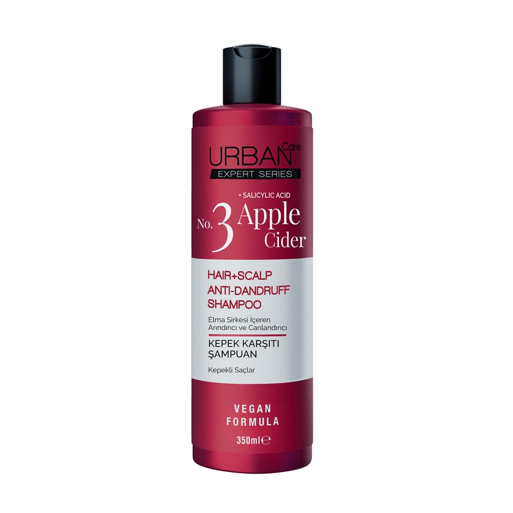 Urban Care Expert No.3 Apple Cider & Salycylic Acid Kepek Karşıtı Saç Bakım Şampuanı, 350 ml