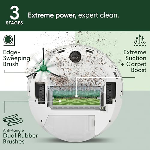 Image of iRobot Roomba Max 705 Vac Robot Vacuum + AutoEmpty Dock - Extreme Power-Lifting Suction, Anti-Tangle Dual Rubber Brushes, Self-Empties, Recognizes and Avoids Obstacles, LiDAR Navigation