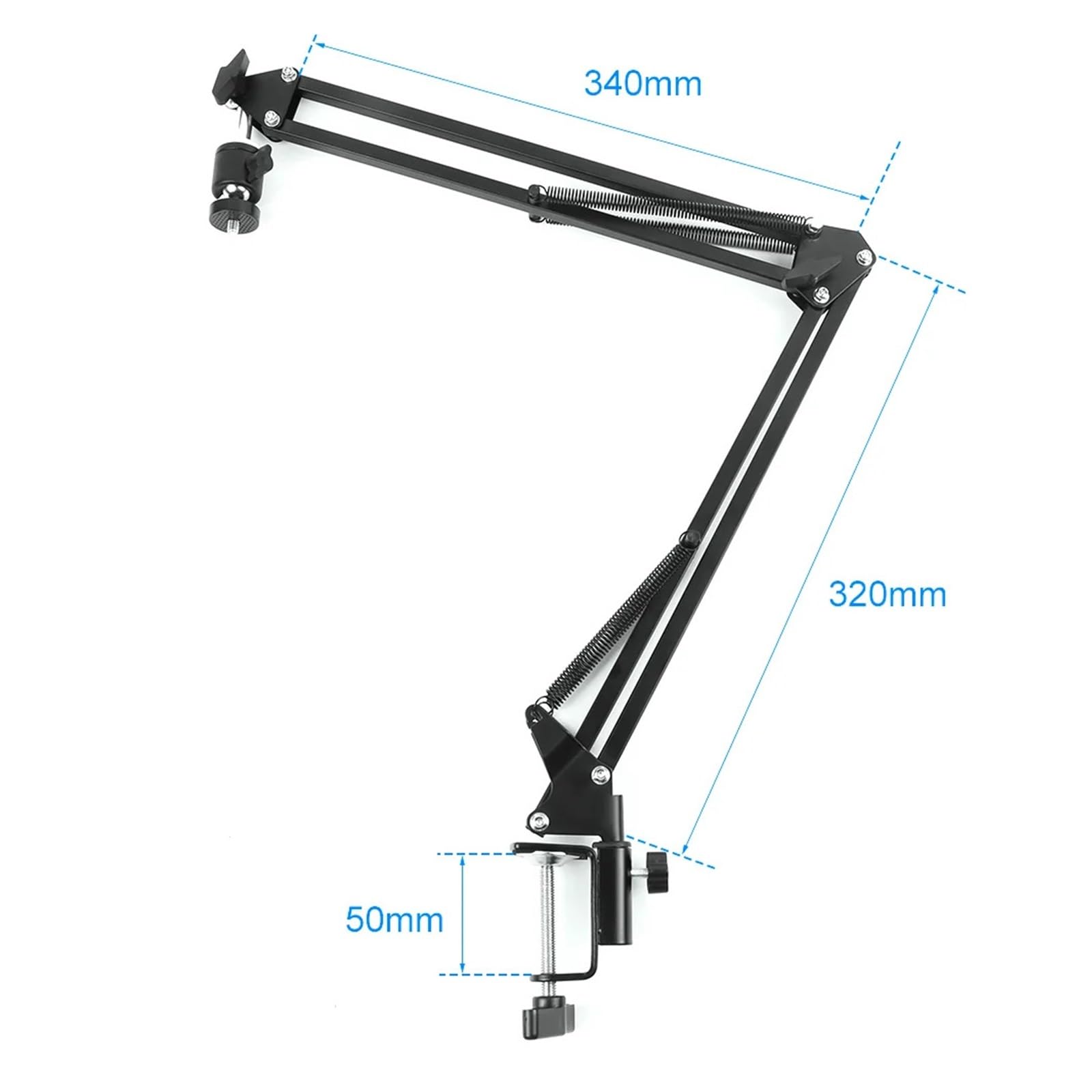 4K 48MP Digital Electronic Microscope Camera HDM/I USB Cantilever Stand C-Mount 1-150X Zoom Lens For Image Acquisition(Set B Stand)