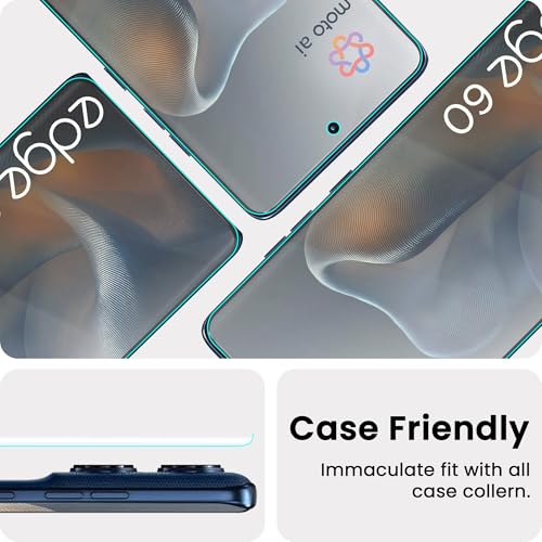 Image of FIRST MART TPU Screen Protector for Motorola Edge 60 - Unbreakable Membrane Protection, Case Friendly Coverage, Bubble-Free, Edge to Edge Coverage [ 1 Pack]