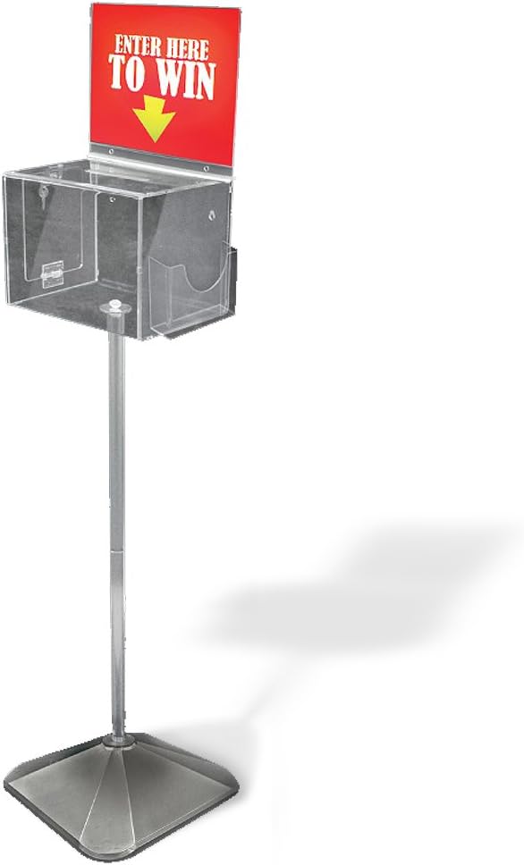 60% Off Discount Azar 206300 Large Lottery Box on Pedestal with Lock and Key