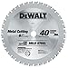 DEWALT Circular Saw Blade, 6 3/4 Inch, 40 Tooth, Ferrous Metal Cutting (DWA7763)