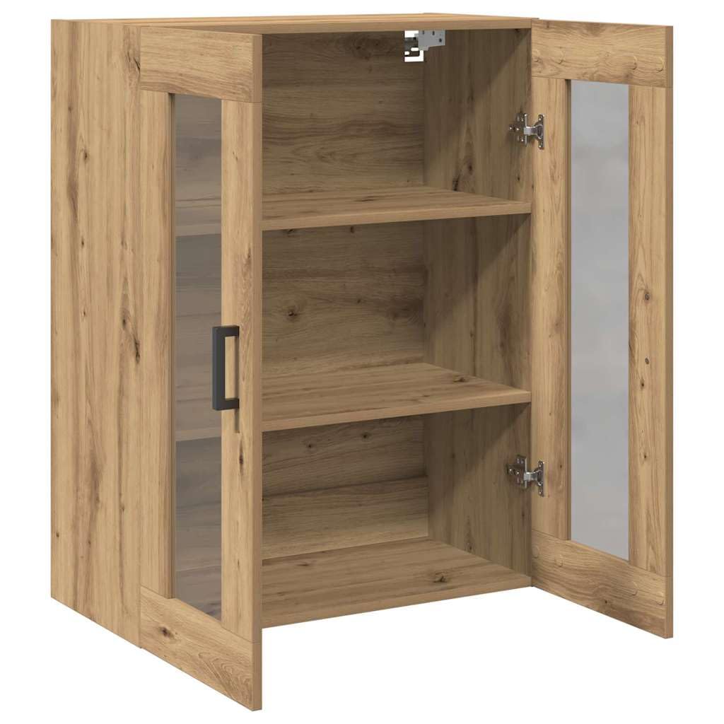 Armadio da parete in rovere Artisan, 69,5 x 34 x 90 cm, in legno