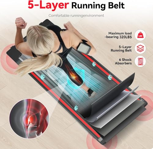 Sperax WSHZ-002 Walking Pad With Incline,Portable Treadmill,Automatic Remote Lift Slope,4 In 1 Incline Walking Pad,Under Desk Treadmill thumb #3